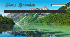 Desktop Screenshot of hauskaernten.com