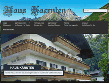 Tablet Screenshot of hauskaernten.com